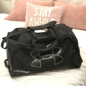 Black Under Armour Duffel Bag